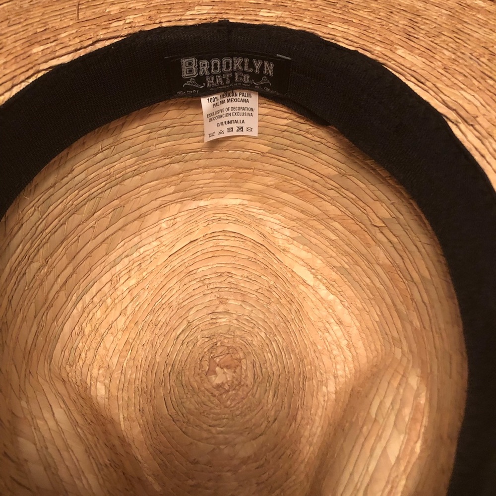 Brooklyn hat company straw hat - gift - never worn